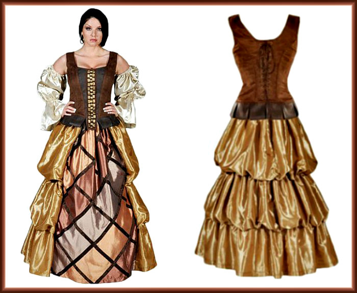 Wench Bodice (Boned): Renaissance Costumes, Medieval Clothing