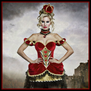 Red Queen Costume Accessories  Deluxe Theatrical Quality Adult